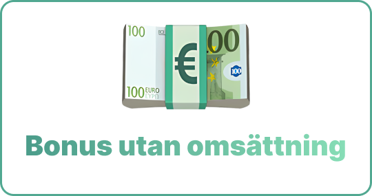 Bonus utan omsättning